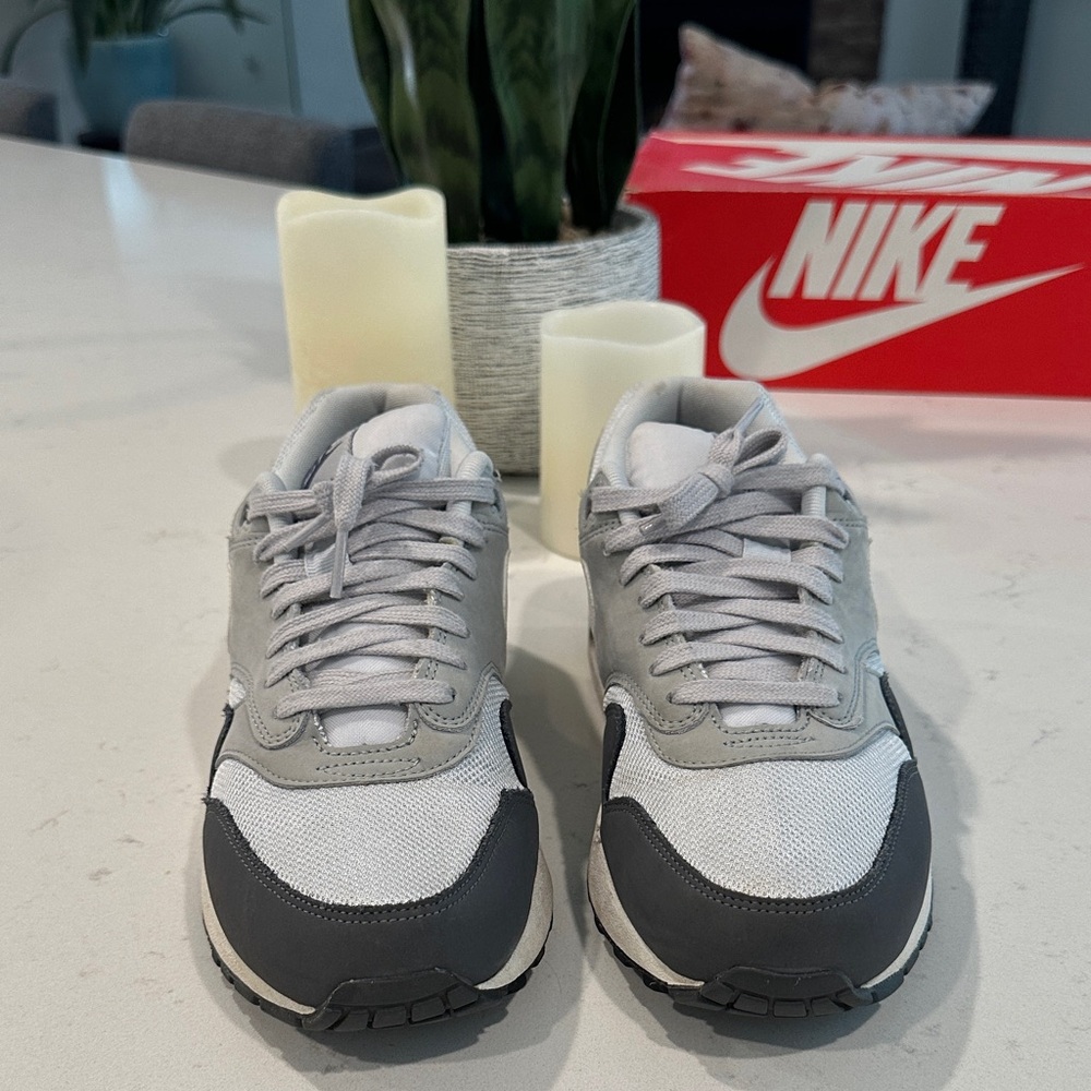 Nike Dual-Tone Gray and White Sneakers